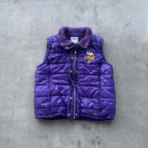 NFL Pink Purple Quilted Vest